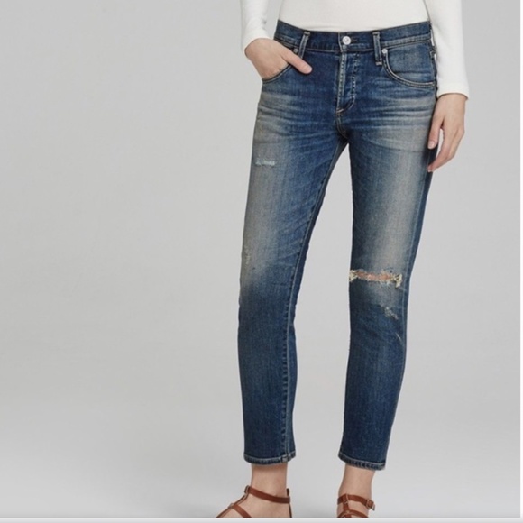 CITIZENS OF HUMANITY ELSA Mid Rise Slim Crop Jeans Size 27 - Picture 11 of 11